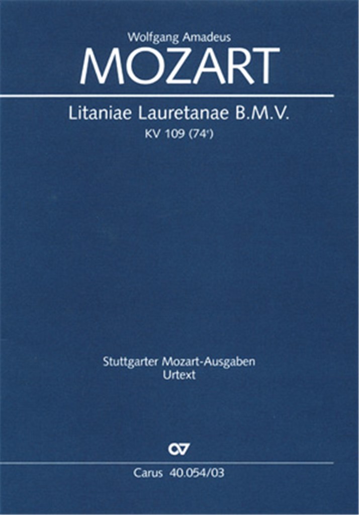 Litaniae Lauretanae B.M.V in B